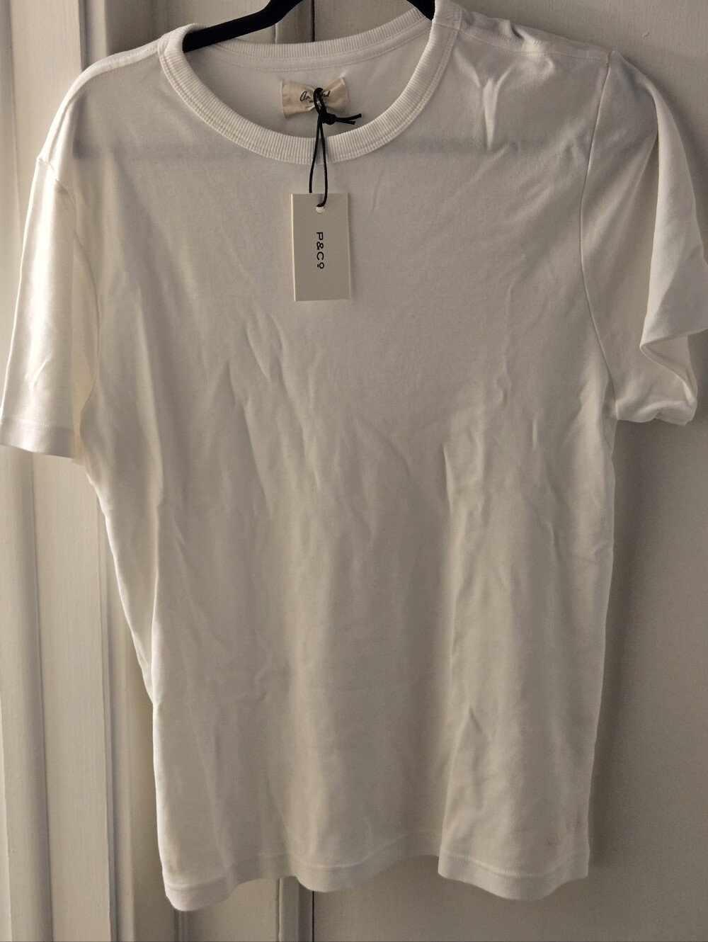 P&Co 50's White Cotton Tee